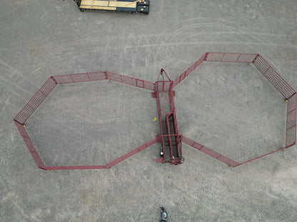 Palco Hydraulic Portable Corral | Model Portable Corral | 100 Cows | Ranch Facilities