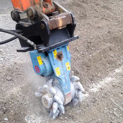 RockZone Rockwheel Twin Drum Cutters | Model G5 & G5 Twin | Cutting Width 16" - 20" | 15 - 45 GPM | 2.5 - 10 Tons | For Excavators, Skid Steers & Backhoes