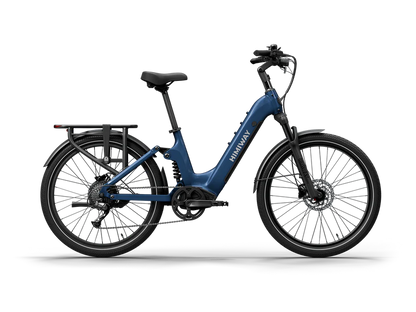 Himiway | Electric Bike | Model A7 Commuter | 27.5 x 2.4” Tires | 750W Hub Motor | 65 Mile Range | 400 lb Payload | Full Suspension Comfort | For Urban Comfort & All-Terrain Exploration