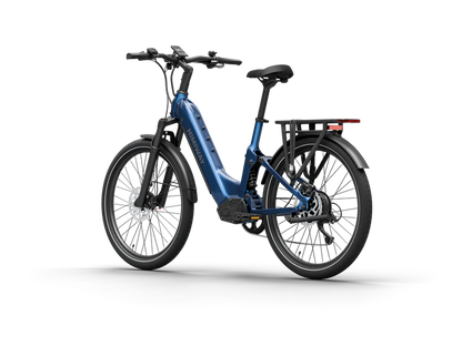 Himiway | Electric Bike | Model A7 Commuter | 27.5 x 2.4” Tires | 750W Hub Motor | 65 Mile Range | 400 lb Payload | Full Suspension Comfort | For Urban Comfort & All-Terrain Exploration