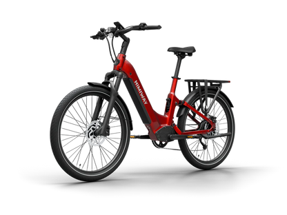 Himiway | Electric Bike | Model A7 Commuter | 27.5 x 2.4” Tires | 750W Hub Motor | 65 Mile Range | 400 lb Payload | Full Suspension Comfort | For Urban Comfort & All-Terrain Exploration
