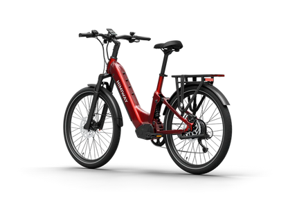 Himiway | Electric Bike | Model A7 Commuter | 27.5 x 2.4” Tires | 750W Hub Motor | 65 Mile Range | 400 lb Payload | Full Suspension Comfort | For Urban Comfort & All-Terrain Exploration