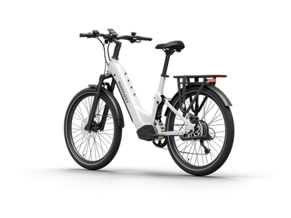 Himiway | Electric Bike | Model A7 Commuter | 27.5 x 2.4” Tires | 750W Hub Motor | 65 Mile Range | 400 lb Payload | Full Suspension Comfort | For Urban Comfort & All-Terrain Exploration