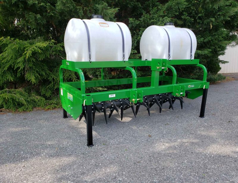 TurfTime Advantage Aerator | Model AA-7200 | Overall Width 72" | Capacity 65 Gallons | Horsepower 35-50 HP | For Tractors