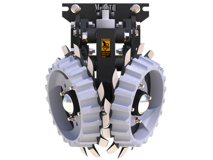 Martin-Till ACCR Floating Row Cleaner | 60° Wide Frame | Air Cylinder & Razor Wheels | For High-Speed Planters & Narrow Row Spacing