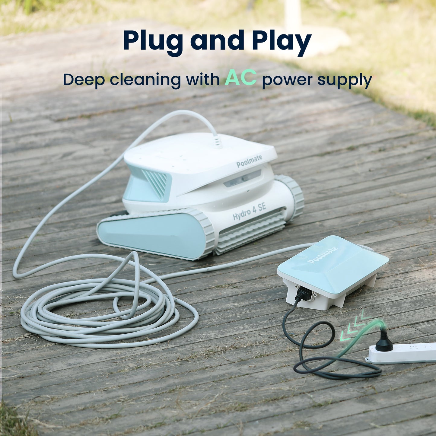 Chasing Cleaner Hydro 4 SE Corded Robotic Pool Cleaner | Pool Size 1,614 Sq.ft | Flow Rate 320 L/min