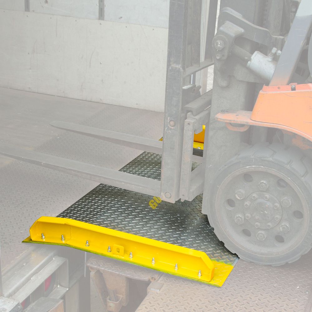 Guardian Industrial Products Aluminum Dock Board | Model ADB-6060-15000 | 60" W x 60" L | 15,000 lb Capacity | For Forklifts & Loading Docks
