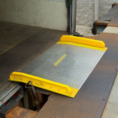 Guardian Industrial Products Aluminum Dock Board | Model ADB-6060-15000 | 60" W x 60" L | 15,000 lb Capacity | For Forklifts & Loading Docks