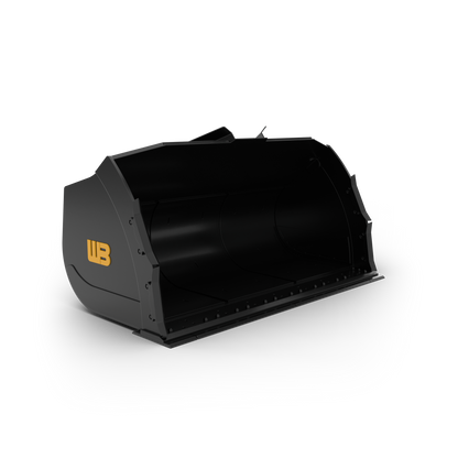 Werk-Brau Two Pass Loader Bucket | Width 124"–138" | 5–6 Tons | 20–40 GPM | For Wheel Loaders