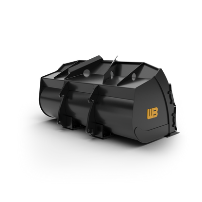 Werk-Brau Two Pass Loader Bucket | Width 124"–138" | 5–6 Tons | 20–40 GPM | For Wheel Loaders