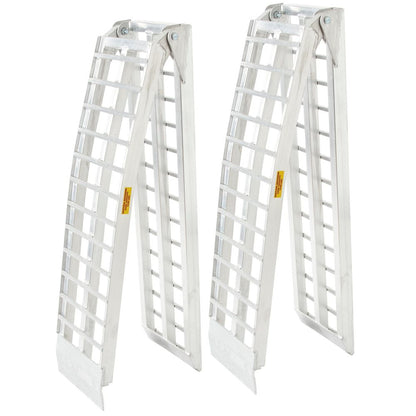 Black Widow Arched Folding Dual Runner ATV Ramps | Model AF-9012-HD-2 | Size 7' 5" L x 11.25" W | Capacity 3,000 lb | Horsepower 4 To 90+ HP | For ATV & UTV Loading