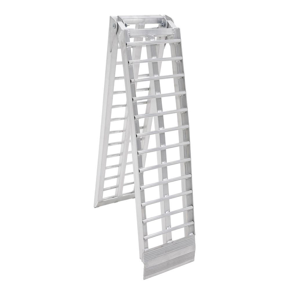 Black Widow Heavy Duty Arched Folding Motorcycle Ramp | Model AF-9012-HD | 89" Length x 11.25" Width | Capacity 1,500 lb | Horsepower 4 To 90+ HP | For Trucks & Trailers
