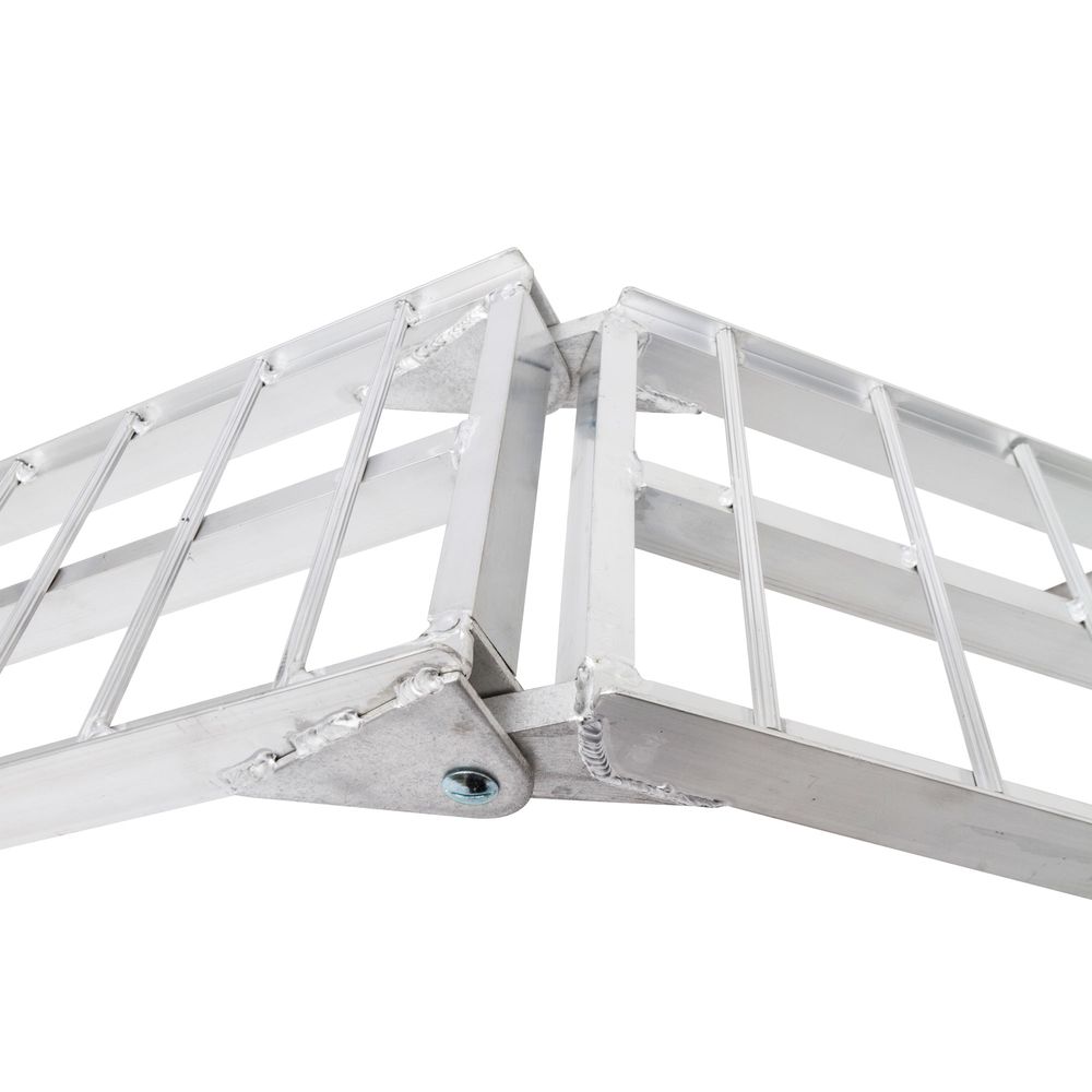 Black Widow Arched Folding Motorcycle Ramp | Model AFL-9012 | Size 11.1" Wide | 750 lb Capacity | Horsepower 4 To 90+ HP | For Truck Beds & Trailers