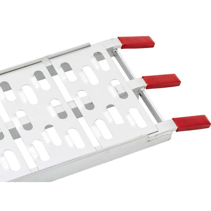 Black Widow Arched Folding Dual Runner ATV Ramps | Model AFP-9012-2 | Size 7'6" Length x 11.1" Width | Capacity 1,500 lb. | Horsepower 4 To 90+ HP | For ATV & UTV Loading