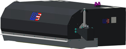 Werk-Brau Fixed Hopper Pick-Up Broom | Model WFLB | Width 60"–84" | 8–22 GPM | For Skid Steer