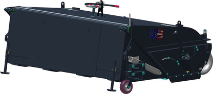 Werk-Brau Pick-Up Broom | Model WLLB | Width 84–104" | 15–44 GPM | For Wheel Loaders