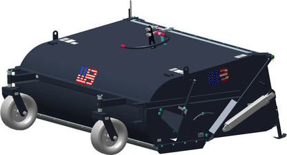 Werk-Brau Pick-Up Broom | Model WLLB | Width 84–104" | 15–44 GPM | For Wheel Loaders