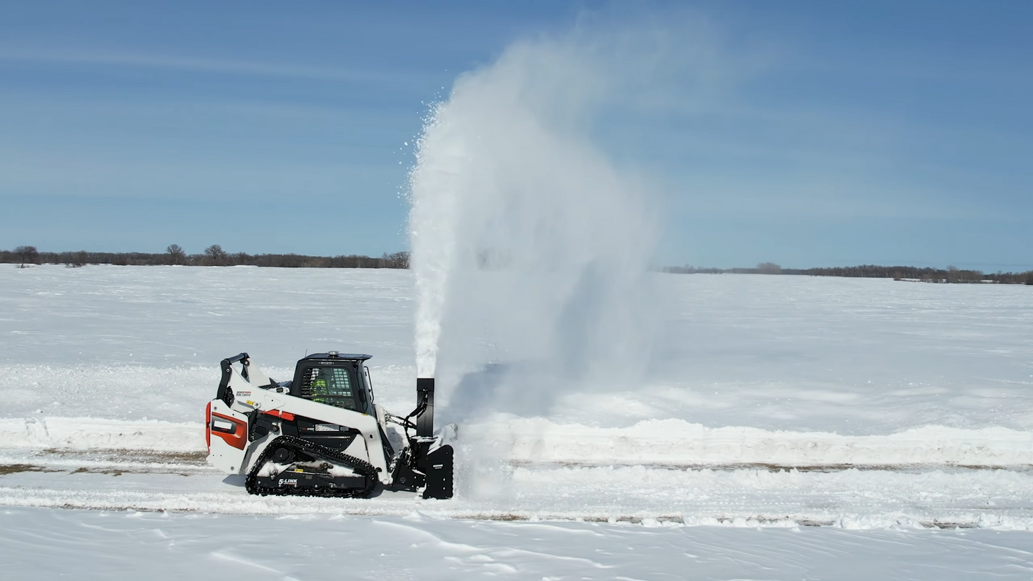 Erskine Hydraulic Snow-Blower SB-360X Series | Width 72", 78", 84" & 96" inches | Hydraulic Flow 32-42 GPM | For Skid Steer