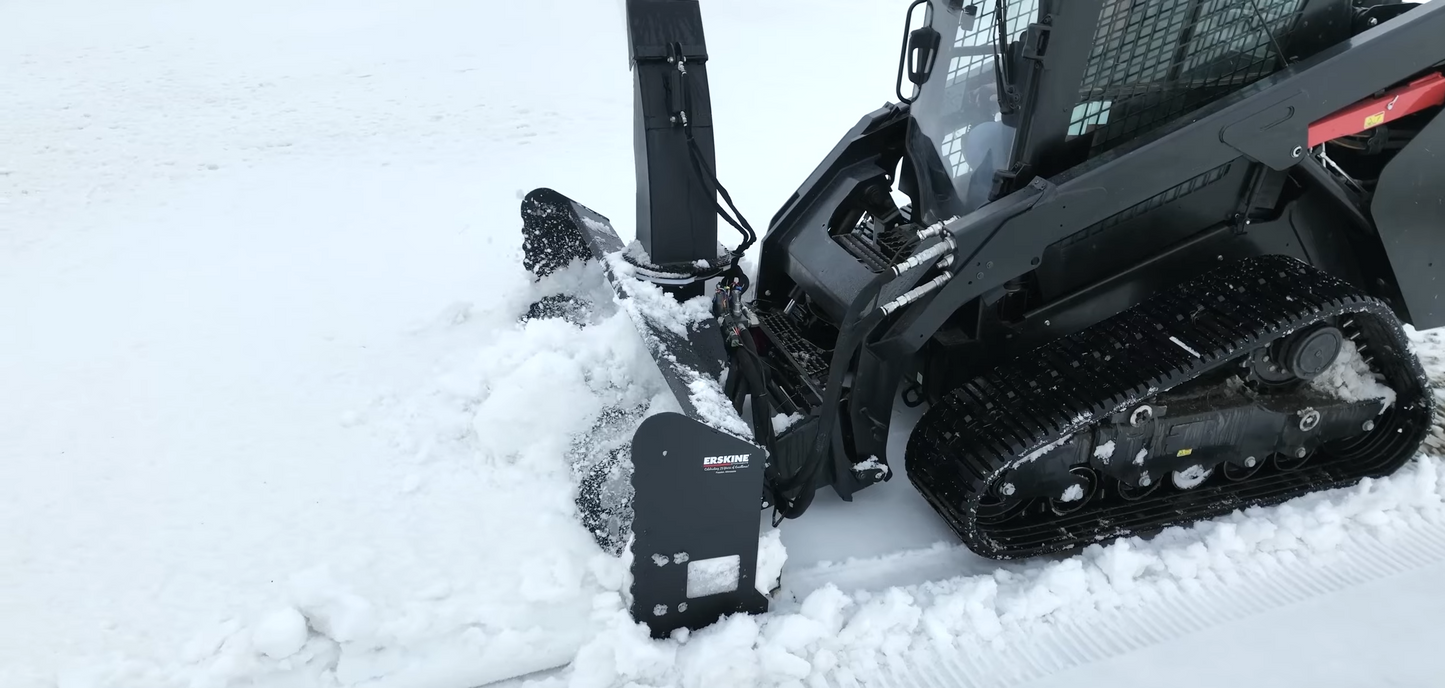 Erskine Hydraulic Snow-Blower SB-360X Series | Width 72", 78", 84" & 96" inches | Hydraulic Flow 32-42 GPM | For Skid Steer