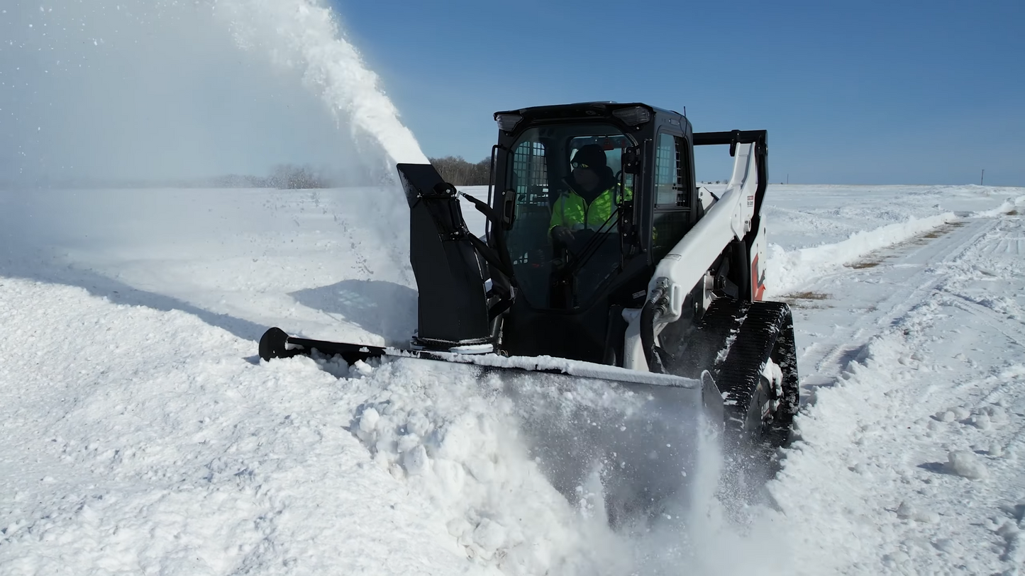 Erskine Hydraulic Snow-Blower SB-360X Series | Width 72", 78", 84" & 96" inches | Hydraulic Flow 32-42 GPM | For Skid Steer