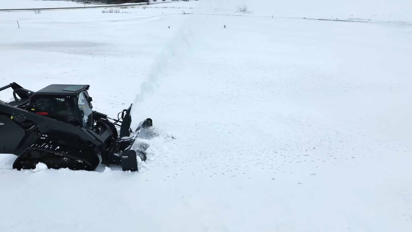 Erskine Hydraulic Snow-Blower SB-360X Series | Width 72", 78", 84" & 96" inches | Hydraulic Flow 32-42 GPM | For Skid Steer