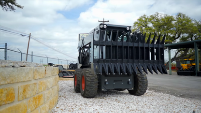 CID Severe Duty Root Rake | Width 72”, 84” & 96” inches | Tine Spacing 6" inches | For Skid Steer