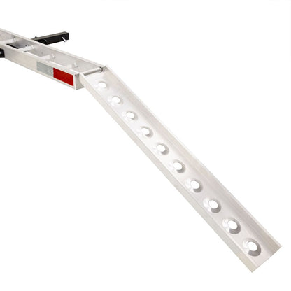 Black Widow Dirt Bike Carrier w/Chock | Model AMC-400-DLX | Track Size 75" | Capacity 400 lb | For Class III & IV 2" Hitch Motorcycles