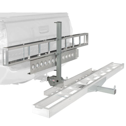 Black Widow Folding Dirt Bike Carrier | Model AMC-400-F | 5.5" Wheel Track | 400 lb Capacity | For Class III/IV 2" Hitch Motorcycle, Dirt Bike & EBike