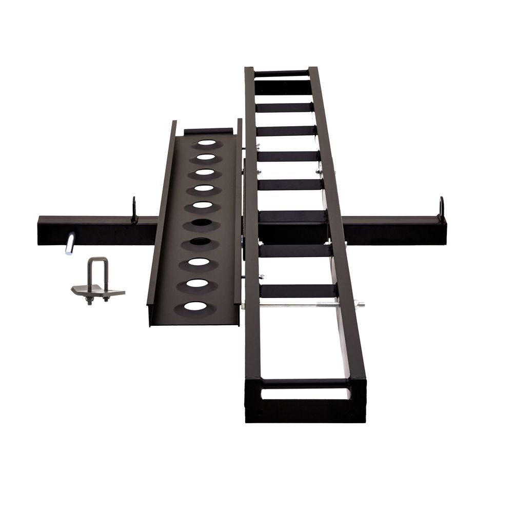 Black Widow Pro Dirt Bike Carrier | Model AMC-400-PRO | Track Width 5.5" | Capacity 400 lb | Fits Class III & IV 2" Hitch Receivers