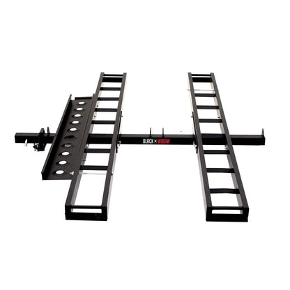 Black Widow Pro Double Dirt Bike Carrier | Model AMC-600-2-PRO | Dual 5.5" Tracks | Capacity 600 lb | For 2" Class III & IV Hitch Vehicles