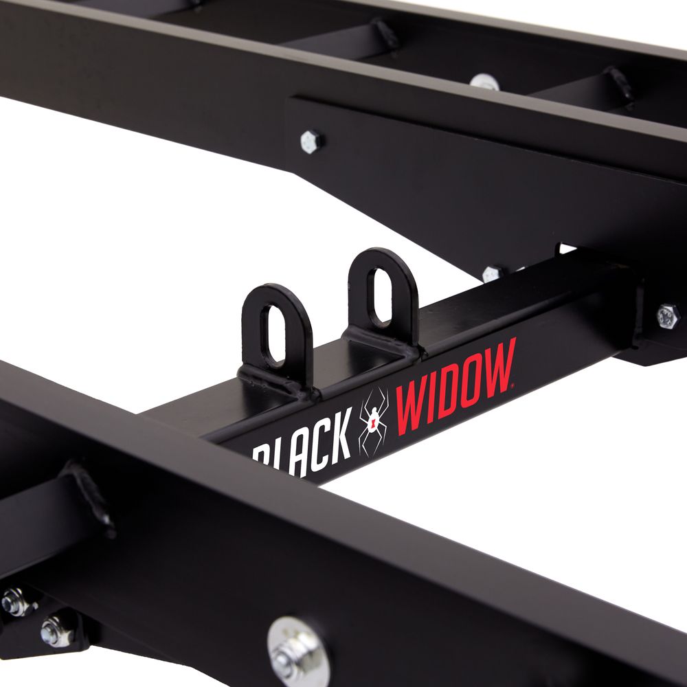 Black Widow Pro Double Dirt Bike Carrier | Model AMC-600-2-PRO | Dual 5.5" Tracks | Capacity 600 lb | For 2" Class III & IV Hitch Vehicles