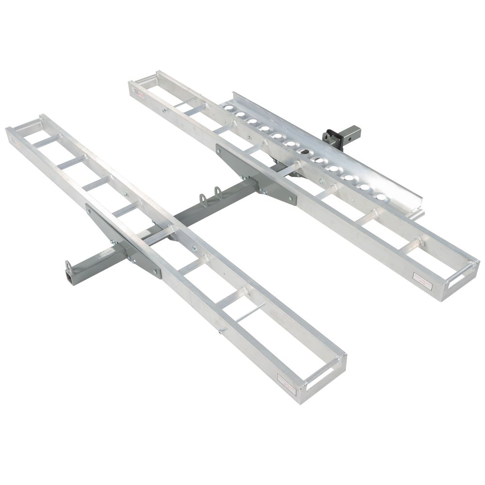 Black Widow Double Dirt Bike Carrier | Model AMC-600-2 | Track Width 75" | Capacity 600 lb | For Class III/IV 2" Hitch Motorcycle & EBike