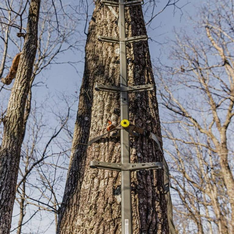 Millennium Treestands M215 Double Step Stick Ladder | Model M-215-00 | Overall Length 20' | Capacity 300 lb | Steel