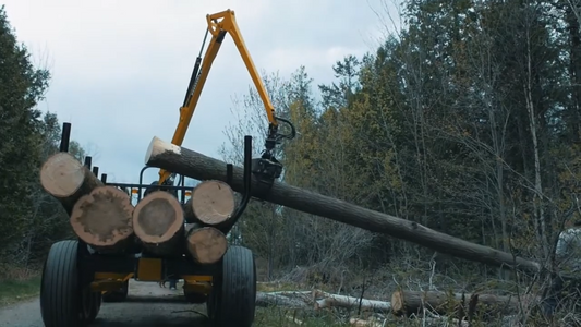 Anderson Log Loader | Model M-160 | Grapple Opening 48"  inches | Horsepower 75+ HP | For Tractors