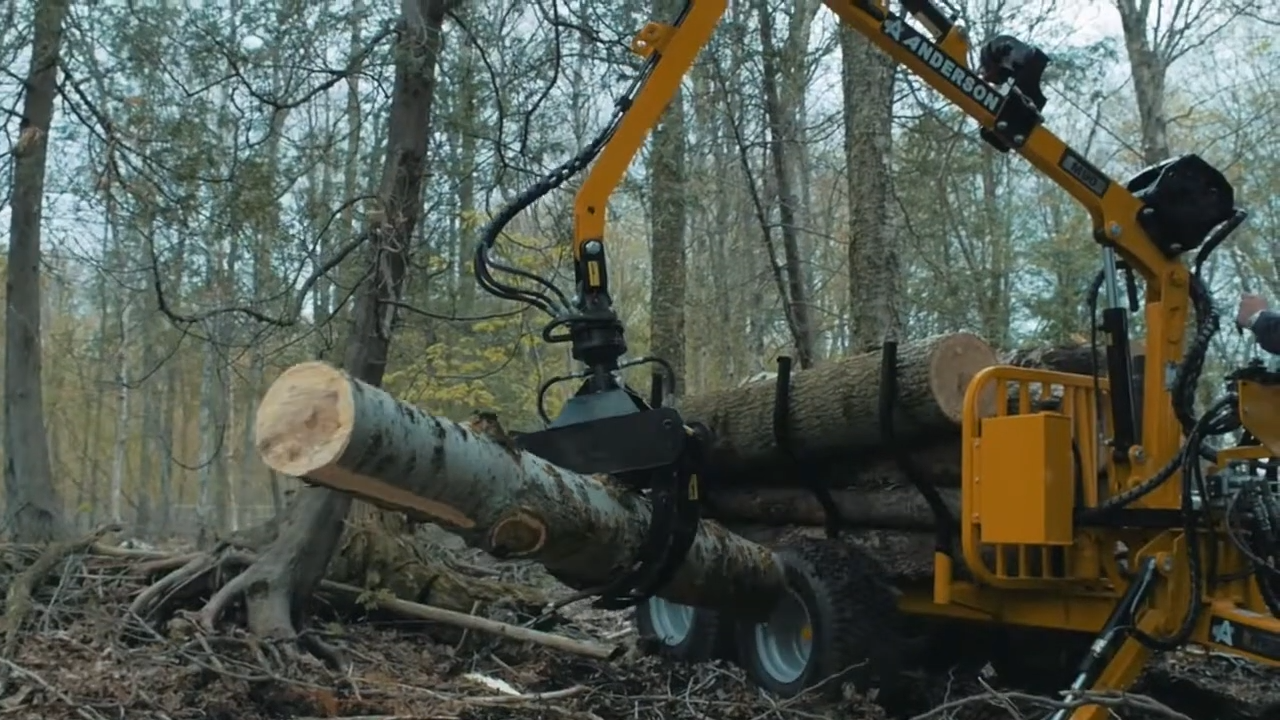 Anderson Log Loader | Model M-115 | Grapple Opening 36" inches | Horsepower 50-75 HP | For Tractors