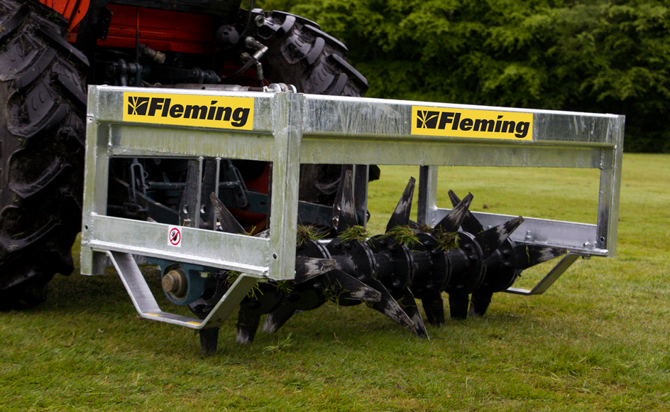 Fleming 5' Aerator | Model AR5 | Width 60" | 25 HP | For Tractors & Loaders