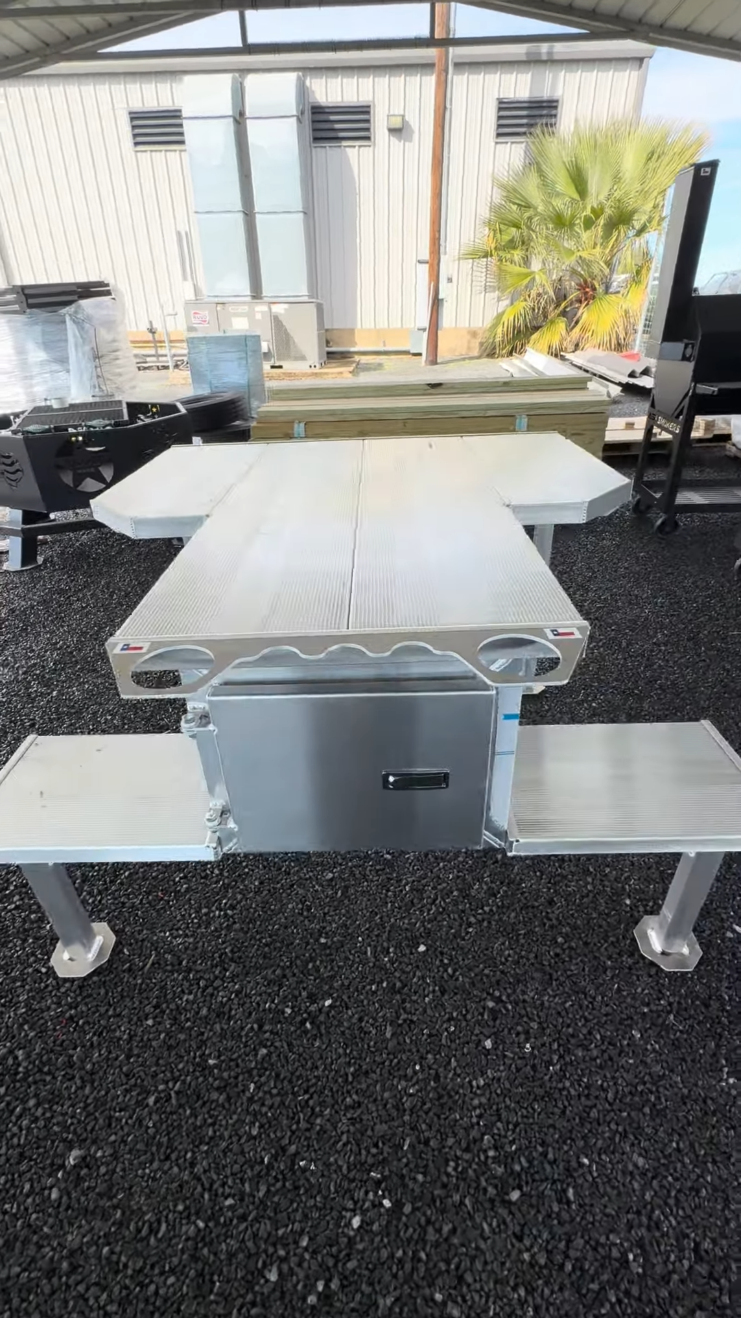 ASF Aluminum Shooting Bench | Dual-Handed Design | Width 48" inches