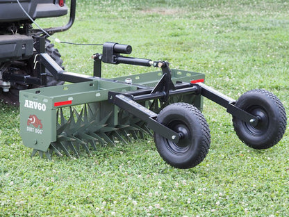 Dirt Dog ATV Equipment – Aerator | ARV Series | Overall Width 48", 60" & 72" | 18–25 HP | For ATV/UTVs