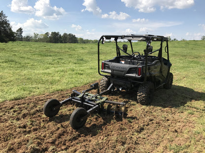 Dirt Dog ATV Equipment – Disc Harrow | DHV Series | Overall Width 37", 51" & 67" | 35-65 HP | For ATV/UTVs