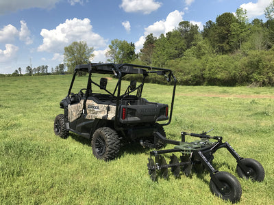 Dirt Dog ATV Equipment – Disc Harrow | Models DHV Series | Overall Width 37