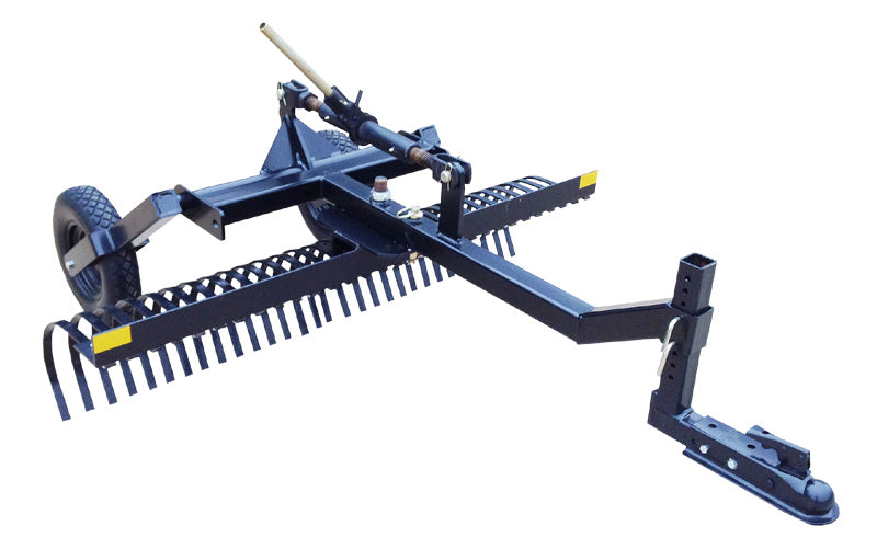 Dirt Dog ATV Equipment – Landscape Rake | Model LRV Series | Overall Width 48", 60" & 72" inches | For ATV/UTVs