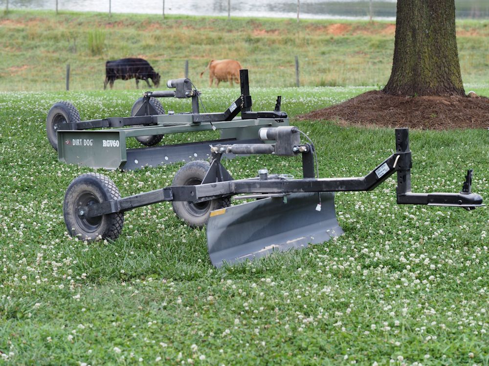 Dirt Dog ATV Equipment – Rear Blade | RBV Series | Overall Width 48", 60" & 72" | 18–25 HP | For ATV/UTVs