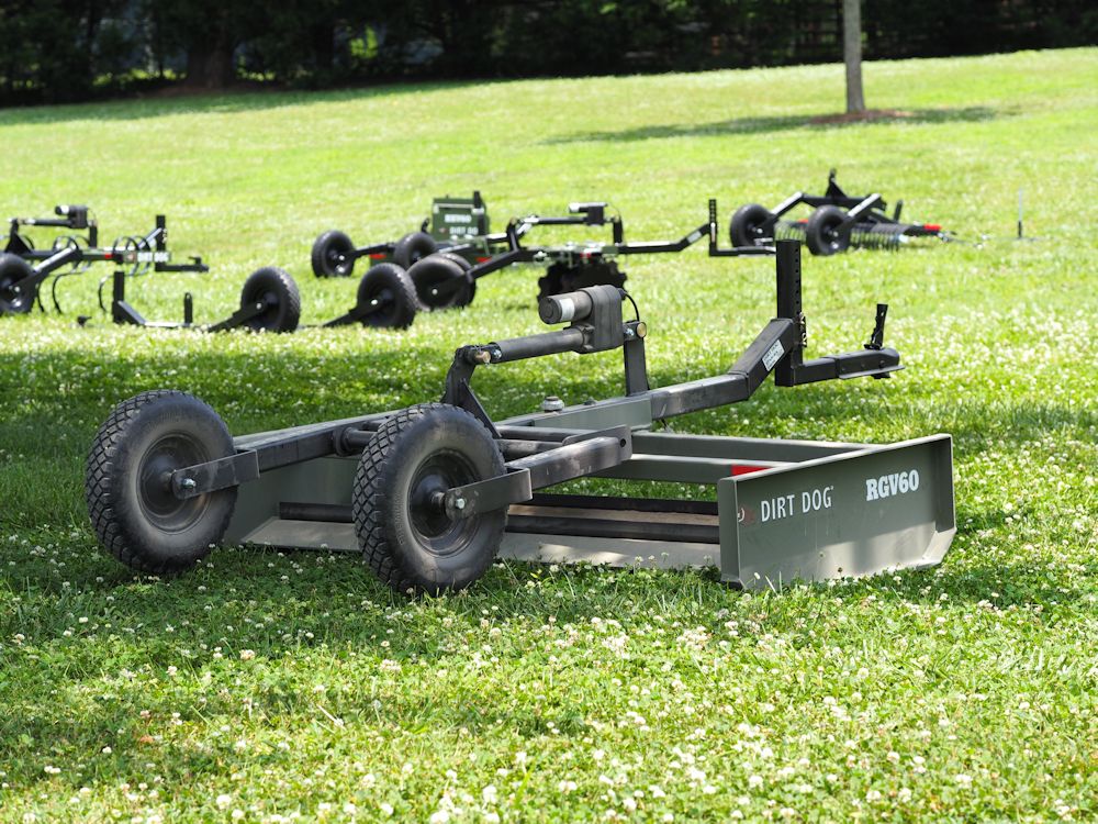 Dirt Dog ATV Equipment – Road Grader | RGV Series | Overall Width 48", 60" & 72" | 18–25 HP | For ATV/UTVs