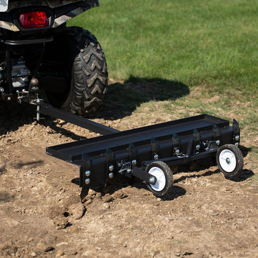 Black Widow Steel Chisel Plow | Model ATV-PLOW-1661 | Size 53" L x 47.25" W | Horsepower 4 To 90+ HP | For ATVs & UTVs