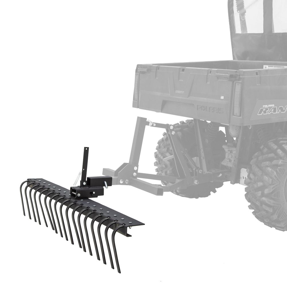 Black Widow Steel Landscape Rake | Model ATV-RAKE-2143 | Width 60" | Horsepower 10 To 80 HP | For ATV & UTV