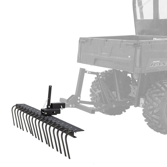Black Widow Steel Landscape Rake | Model ATV-RAKE-2143 | Width 60" | Horsepower 10 To 80 HP | For ATV & UTV