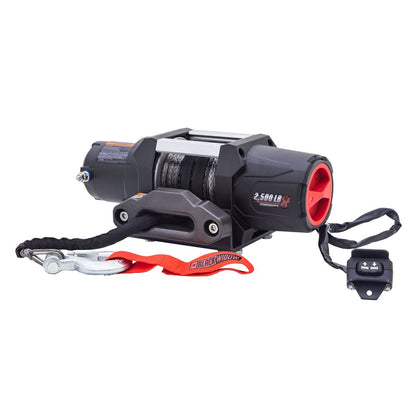 Black Widow Electric ATV/UTV Winch | Model ATV-WINCH-4500 | Pull Capacity 4,500 lb  | Horsepower 4 To 90+ HP | For Universal ATV & UTV