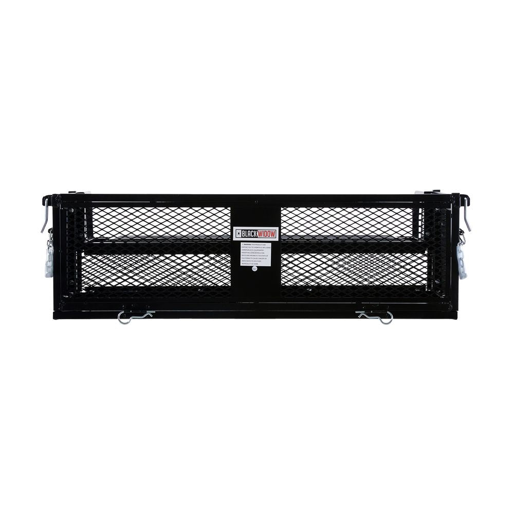 Black Widow Universal Steel ATV Rear Rack Drop Basket w/ Tailgate | Model ATVDB-TG-1205 | Size 41" x 14" | Horsepower 4 To 90+ HP | For ATV