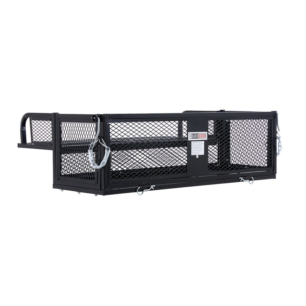 Black Widow Universal Steel ATV Rear Rack Drop Basket w/ Tailgate | Model ATVDB-TG-1205 | Size 41" x 14" | Horsepower 4 To 90+ HP | For ATV