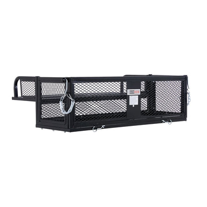 Black Widow Universal Steel ATV Rear Rack Drop Basket w/ Tailgate | Model ATVDB-TG-1205 | Size 41" x 14" | Horsepower 4 To 90+ HP | For ATV